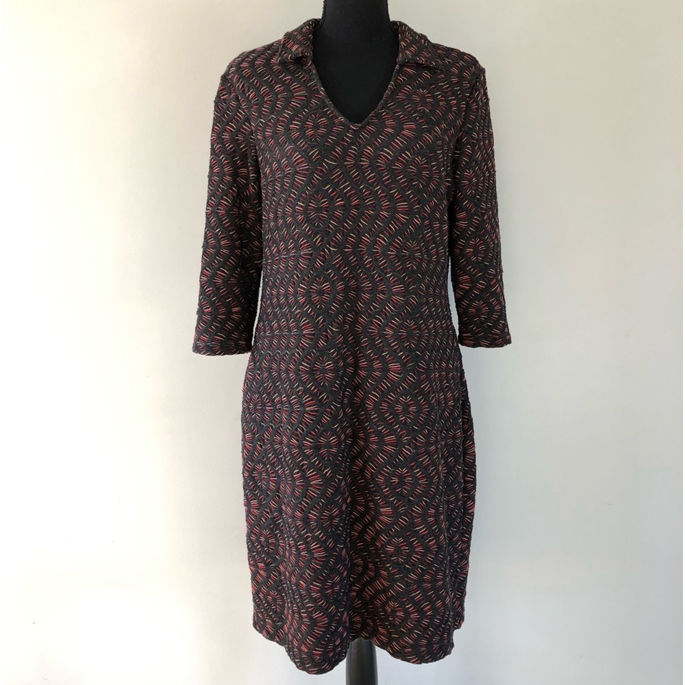Women’s Luc Fontaine V-neck knit dress size 12